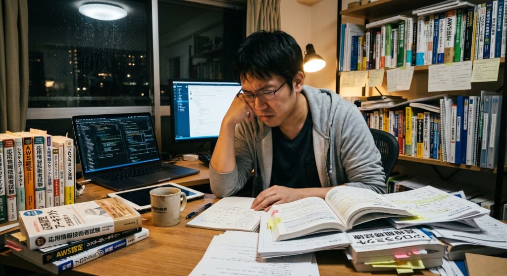 Before:技術の限界に悩む日々のイメージ